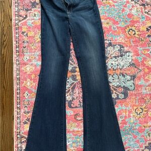 PAIGE Deep Indigo Flare Jeans